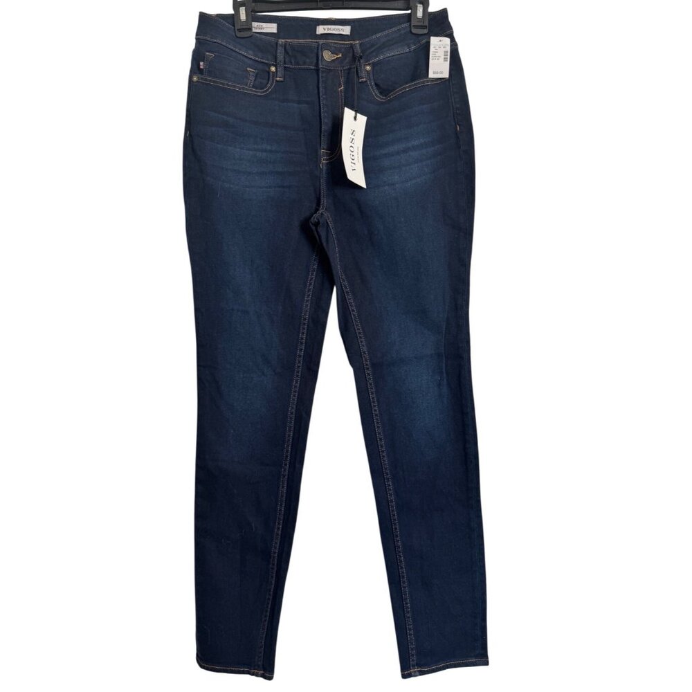 Vigoss Ace Skinny Dark Wash Size 30 /30 Stretch Straight Leg NWT - Picture 11 of 11